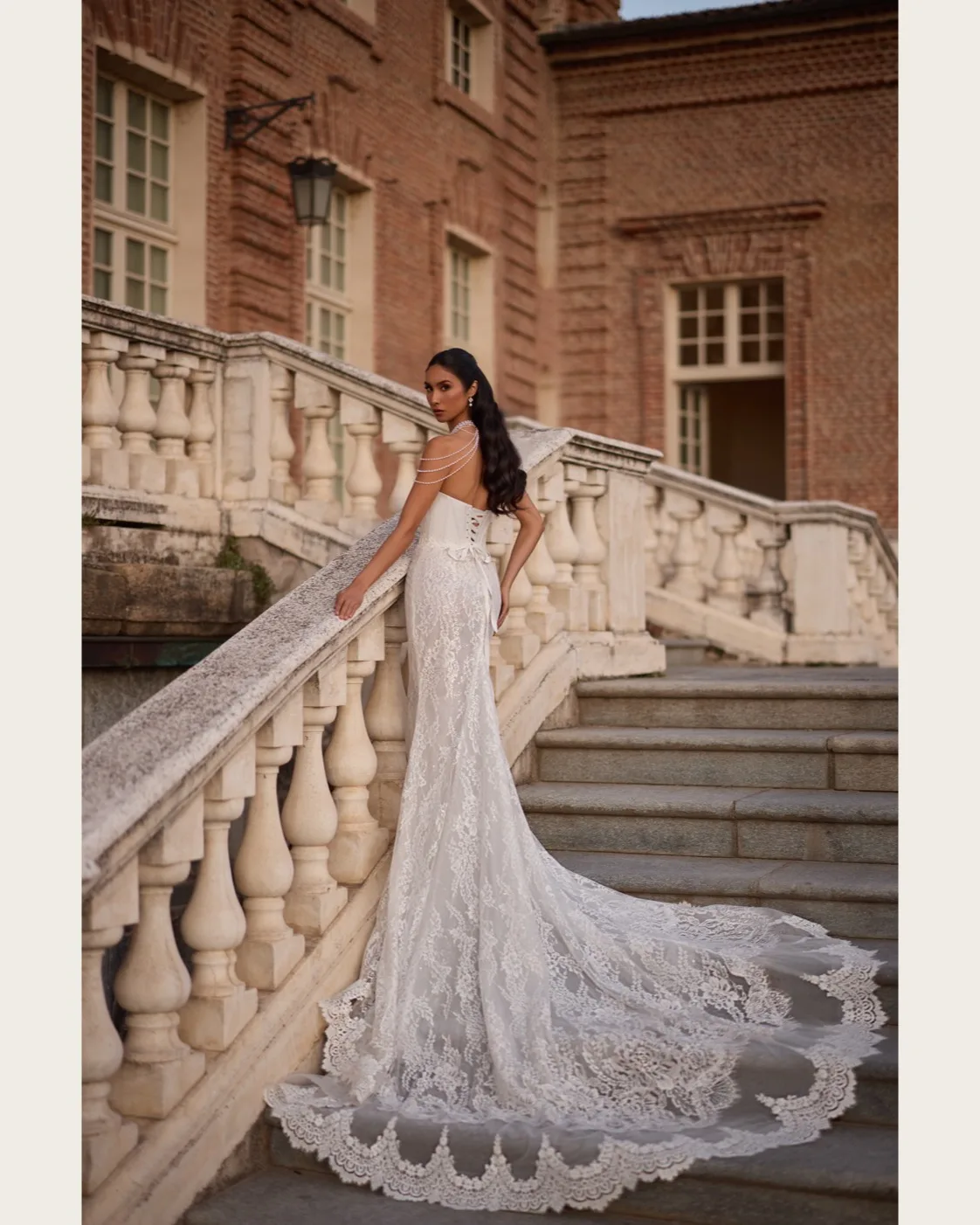 Romantisches Spitzen-Brautkleid Edith